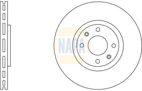 Napa NBD5103 Brake Disc - 1