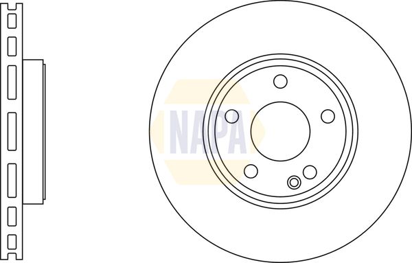 Napa NBD5108 Brake Disc - 1