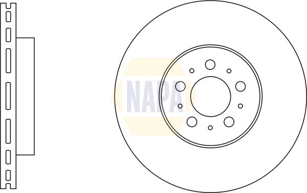 Napa NBD5110 Brake Disc - 1