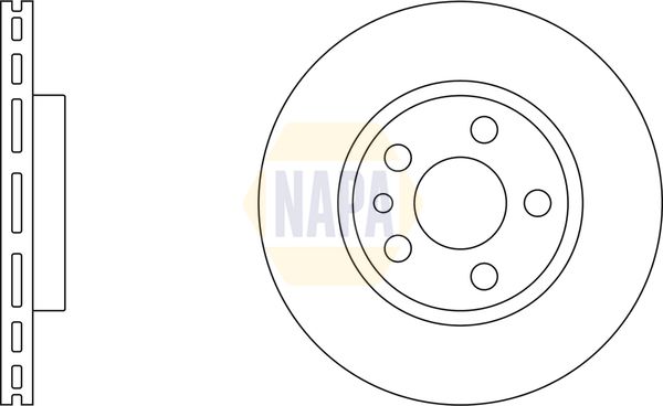 Napa NBD5112 Brake Disc - 1