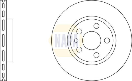 Napa NBD5112 Brake Disc - 1