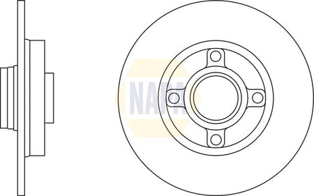Napa NBD5114 Brake Disc - 1