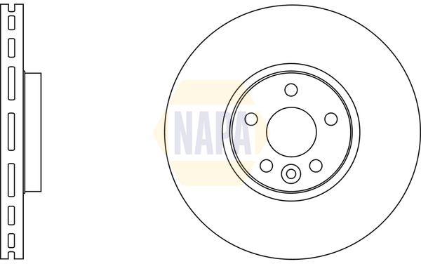 Napa NBD5115 Brake Disc - 1