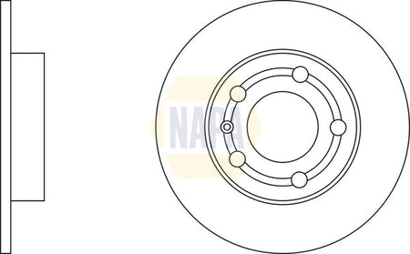 Napa NBD5127 Brake Disc - 2