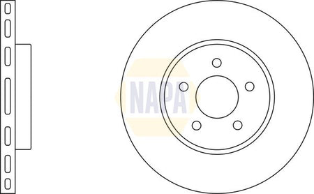Napa NBD5131 Brake Disc - 3