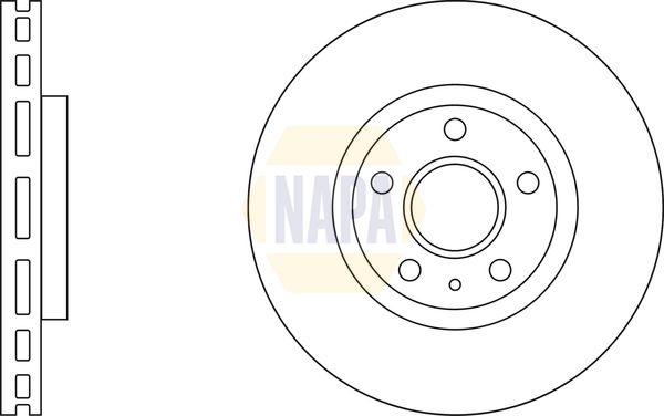 Napa NBD5132 Brake Disc - 1