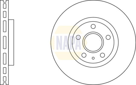 Napa NBD5132 Brake Disc - 1
