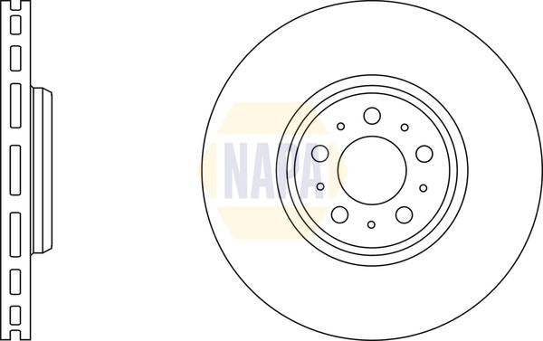 Napa NBD5140 Brake Disc - 2
