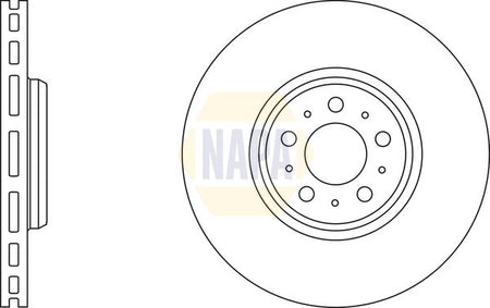 Napa NBD5140 Brake Disc - 2