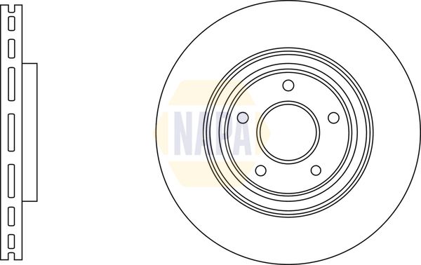 Napa NBD5142 Brake Disc - 1