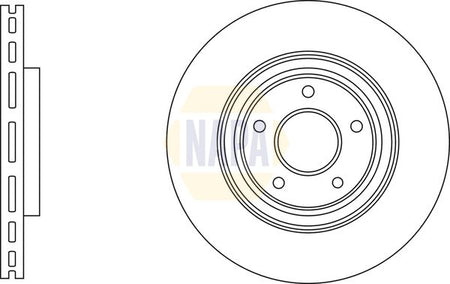 Napa NBD5142 Brake Disc - 1