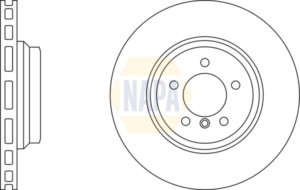 Napa NBD5149 Brake Disc - 1