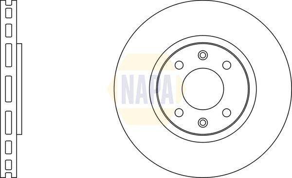 Napa NBD5155 Brake Disc - 2