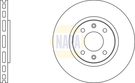 Napa NBD5155 Brake Disc - 2