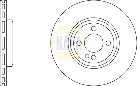 Napa NBD5164 Brake Disc - 1