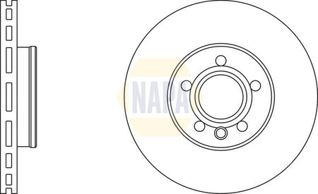 Napa NBD5181 Brake Disc - 1