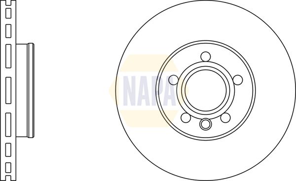 Napa NBD5181 Brake Disc - 1