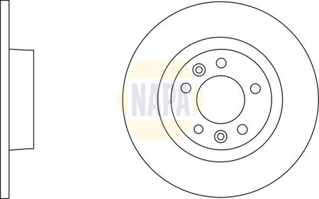 Napa NBD5186 Brake Disc - 1