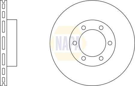 Napa NBD5188 Brake Disc - 1