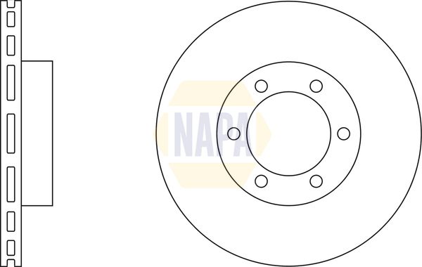 Napa NBD5188 Brake Disc - 1