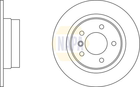 Napa NBD5189 Brake Disc - 2