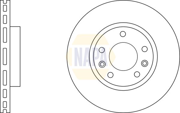 Napa NBD5199 Brake Disc - 1