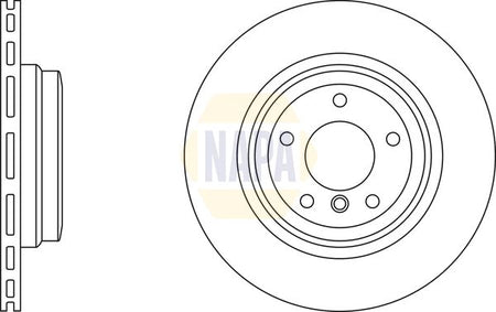 Napa NBD5201 Brake Disc - 1