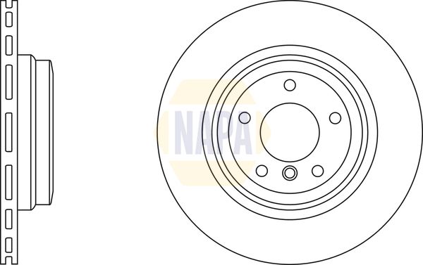 Napa NBD5201 Brake Disc - 1
