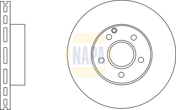Napa NBD5202 Brake Disc - 1