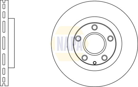 Napa NBD5210 Brake Disc - 1