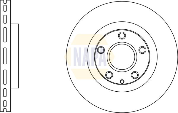 Napa NBD5210 Brake Disc - 1