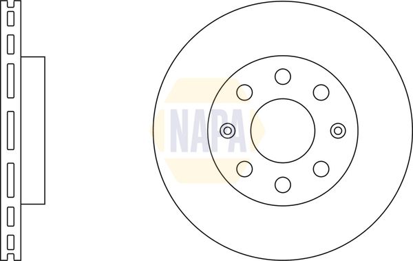 Napa NBD5211 Brake Disc - 2