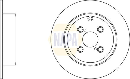 Napa NBD5219 Brake Disc - 1