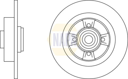 Napa NBD5220 Brake Disc - 2