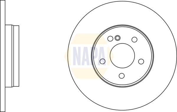 Napa NBD5224 Brake Disc - 1
