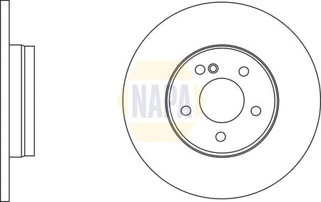 Napa NBD5224 Brake Disc - 1