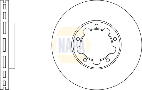 Napa NBD5226 Brake Disc - 1