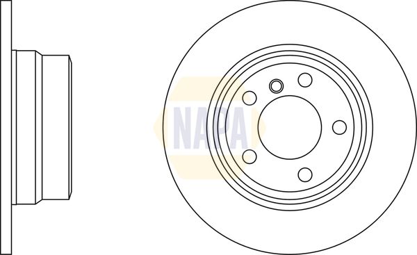 Napa NBD5227 Brake Disc - 1