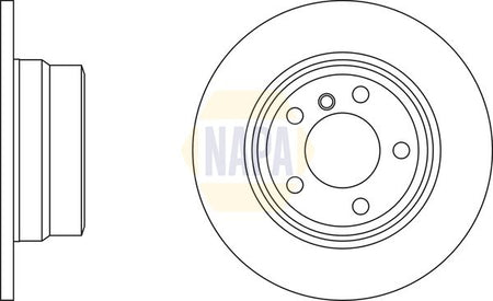 Napa NBD5227 Brake Disc - 1
