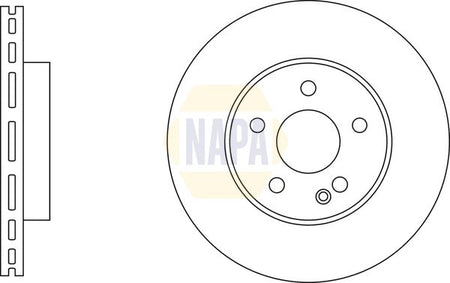 Napa NBD5236 Brake Disc - 1