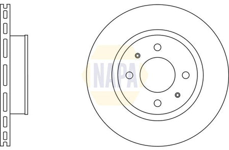 Napa NBD5253 Brake Disc - 1