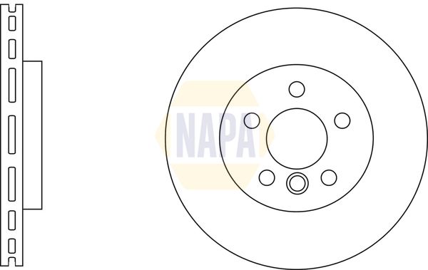 Napa NBD5254 Brake Disc - 1