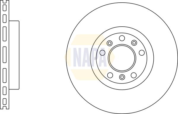 Napa NBD5261 Brake Disc - 2