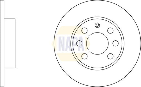 Napa NBD5262 Brake Disc - 2
