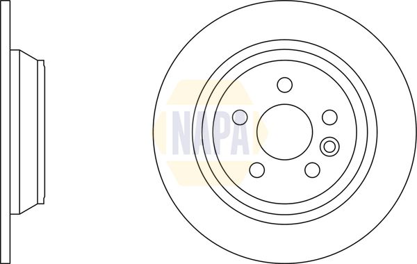 Napa NBD5263 Brake Disc - 1