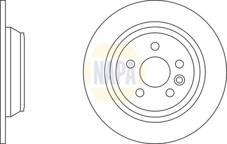 Napa NBD5263 Brake Disc - 1