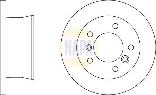 Napa NBD5267 Brake Disc - 2