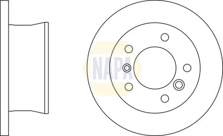 Napa NBD5267 Brake Disc - 2