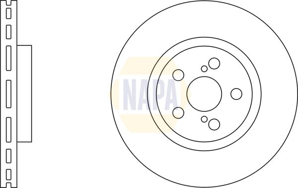 Napa NBD5273 Brake Disc - 2