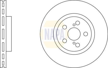 Napa NBD5273 Brake Disc - 2